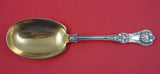 English King by Tiffany and Co Sterling Silver Salad Serving Spoon GW 9 1/4"