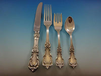 Burgundy by Reed and Barton Sterling Silver Flatware Set 12 Dinner Service 84 Pc