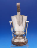 International Sterling Silver Tea Set 6pc with Teak Handles Modernism (#0482)