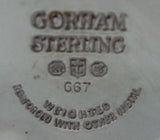 English Gadroon by Gorham Sterling Silver Candlestick Pair #667 Weighted (#2565)