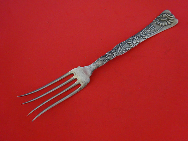 Vine By Tiffany Sterling Silver Baked Potato Fork Daisy Motif 4-tine Splayed 7"