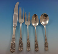 Milburn Rose by Westmorland Sterling Silver Flatware Set for 12 Service 61 Pcs