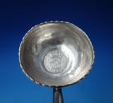 Coin Silver Claret Ladle with Wood Handle Dated 1748 13 1/2" Serving Heirloom