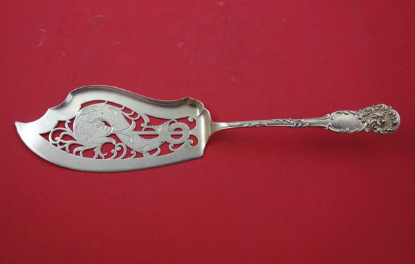 La Reine by Reed and Barton Sterling Silver Fish Server pierced  11 3/4"