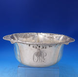 Intaglio by Reed and Barton Sterling Silver Fruit Bowl Floral Beaded 291 (#7155)