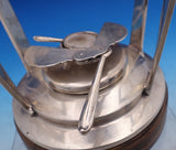 International Sterling Silver Tea Set 6pc with Teak Handles Modernism (#0482)