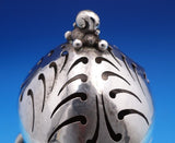Grann and Laglye Danish Sterling Silver Muffineer Large w/Ornamental Wings #7944
