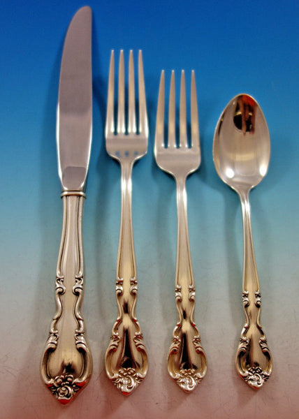 American Classic by Easterling Sterling Silver Flatware Set 12 Service 58 pcs