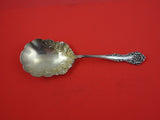 Cleone by International Sterling Silver Berry Spoon Gold-wash 9" Greek Mythology