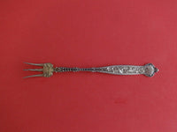 Dresden by Whiting Sterling Silver Cocktail Fork Gold Washed 5 5/8"