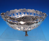 Floral by Theodore Starr Sterling Silver Candy Dish w/Swing Handle #888 (#7782)