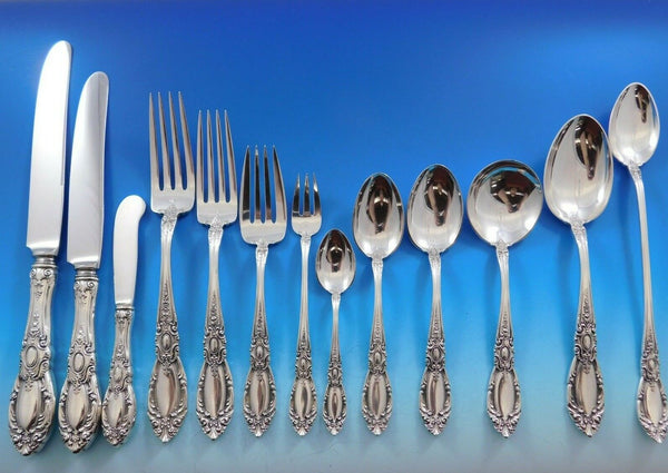 King Richard by Towle Sterling Silver Flatware Set for 12 Service Dinner 179 pcs