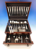 Silver Rose by Oneida Sterling Silver Flatware Set for 12 Service 80 Pieces