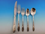 Virginian by Oneida Sterling Silver Flatware Set for 6 Service 35 Pieces Vintage