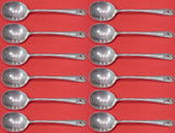 Spring Glory by International Sterling Silver Cream Soup Spoon Set 12 pcs 6 1/2"