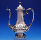 Baronial Old by Gorham Sterling Silver Tea Set 4pc (#9039) Gorgeous!