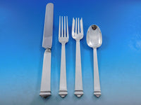 Hampton by Tiffany Sterling Silver Flatware Set for 12 Service 90 pcs Dinner