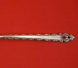 La Strada by International Sterling Silver Serving Spoon Pierced Original 8 3/4"