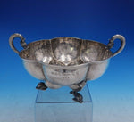 Augsburg German Sterling Silver Bowl with Dolphin Feet and Handles (#4052)