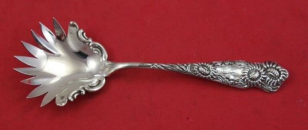 Chrysanthemum by Hamilton and Diesinger Sterling Silver Cucumber Server 6"