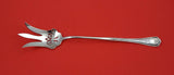 Hepplewhite Engraved by Reed and Barton Sterling Lettuce Fork pierced 9 5/8"