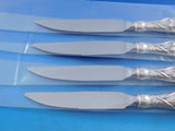 Lily of the Valley by Whiting Sterling Silver Steak Knife Set 4pc HHWS Custom