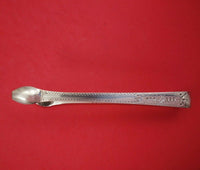 Charles Houghman English Sterling Silver Sugar Tong Bright-Cut Circa 1791 5 3/8"