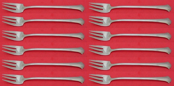 Chippendale by Towle Sterling Silver Cocktail Fork Set 12 pieces 5 7/8"