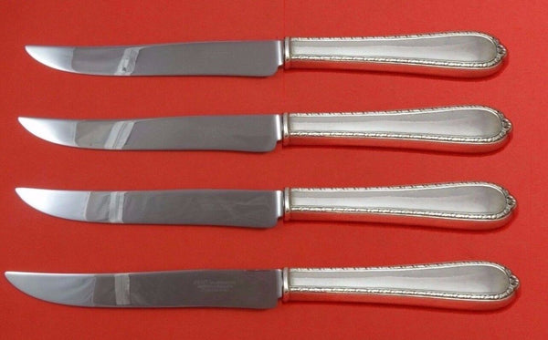 Pine Tree by International Sterling Silver Steak Knife Set Texas Sized Custom