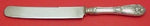 Fleur De Lis by Alvin Sterling Silver Regular Knife Blunt Silverplate 8 7/8"