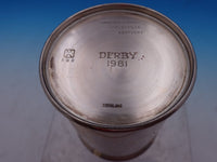 Mark J Scearce Sterling Silver Mint Julep Cup Kentucky "1981 Derby" RWR (#8348)