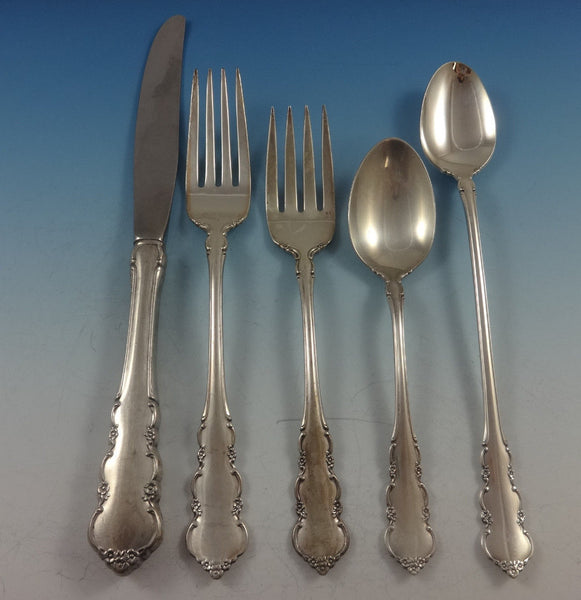 Martinique by Oneida Sterling Silver Flatware Set For 6 Service 26 Pieces