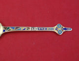 Number 370 by Gorham Sterling Silver Demitasse Spoon Vermeil with Enamel 4 1/4"