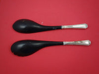 Louis XIV by Towle Sterling Silver Salad Serving Set w/ ebony 11 3/4"