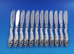 Decor by Gorham Sterling Silver Butter Spreader HH modern Set 12 pcs 6 1/4"