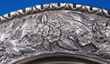 Repousse Sterling Silver unmarked Dip Dish Bowl 6 1/4" (#8368)
