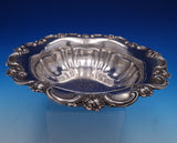 Carnation by Wallace Sterling Silver Fruit Bowl #1133 2 1/2" x 10 1/4" (#7622)
