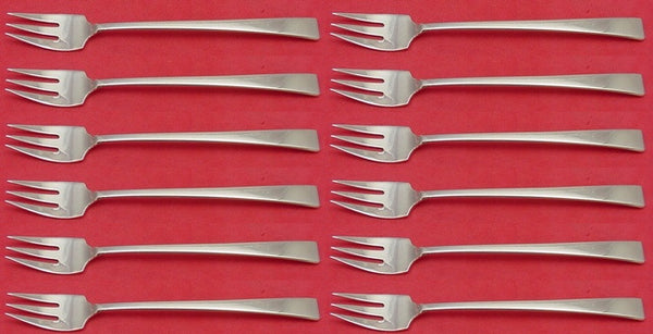 Craftsman by Towle Sterling Silver Cocktail Fork Set 12 pieces 5 3/4"