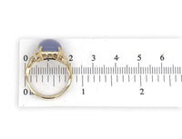 10k Yellow Gold 4.35ct Lavender Genuine Natural Chalcedony Ring Size 7 (#J7116)