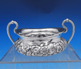 Flora by Shiebler Sterling Silver Sugar and Creamer Set 2pc #1271 (#8839)