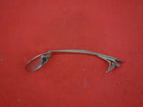 Indigenous Sterling Silver Sugar Spoon Hand Wrought with Applied Parrot 7 1/4"