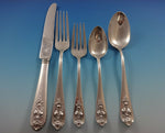Pendant of Fruit by Lunt Sterling Silver Flatware Set For 12 Service 65 Pieces