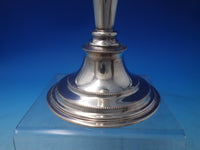 Beaded by LP & Co English Silver and Copper Candlestick Pair c.1930 (#5977)