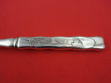 Lap Over Edge Acid Etched by Tiffany & Co Sterling Fruit Fork mushrooms HH AS7"