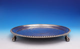 William Alexander Tyzack English Silverplate Salver Tray Eagle Claws 12" #9224