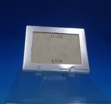 Tiffany and Co Italian Sterling Silver Desk Calendar Frame 3 3/4" x 2 7/8" #6565