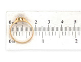 Vintage 18k Yellow Gold .21ct Genuine Natural Aquamarine Ring Size 6 (#J7558)