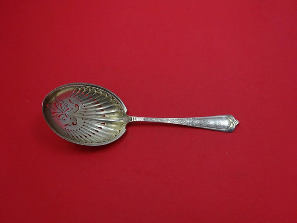 Domestic by Gorham Sterling Silver Pea Spoon Gold Washed 8 3/4" Serving