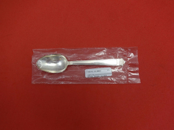 Capital by Fina-Italy Sterling Silver Coffee Spoon 5" New