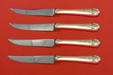 Royal Windsor by Towle Sterling Silver Steak Knife Set 4pc HHWS Custom 8 1/2"